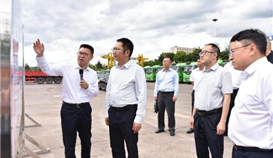 楚雄州州长张文旺莅临公司调研交能融合 (新能源重卡应用)事情