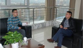 中国冶金报记者走进ob电竞·(中国)电子竞技平台做采访送培训